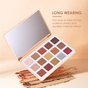 Mee Carney 15 Color Eyeshadow Palette Pearlescent Glitter Matte Eyeshadow Palette MC08