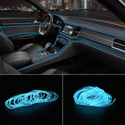 Auto LED Strip EL Wire Rope, the Ultimate Car Interior Atmosphere Creator!" 🌈🚗