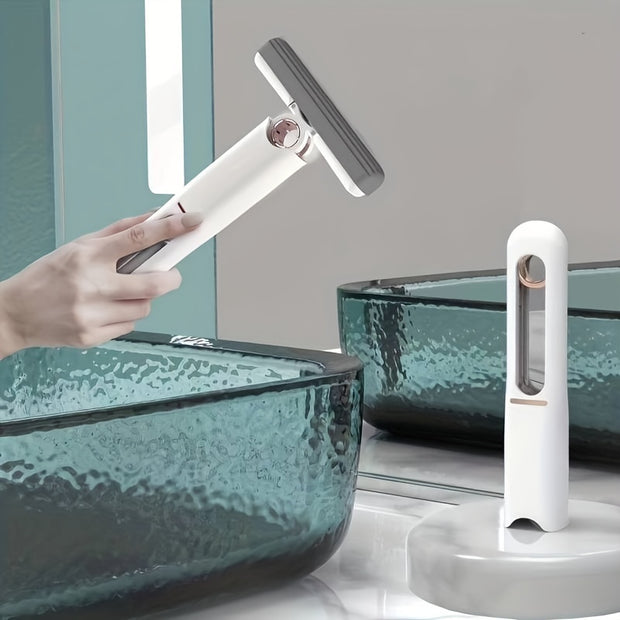 Portable Squeeze Cleaning Mop for Desks, Windows, and Glass!" 🪟🌞