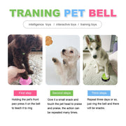 Pet Training Bell, "Ring in the Good Behavior".  Non-Skid Rubber Base