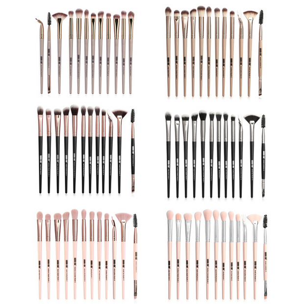 Makeup Brush Set for Flawless Beauty, 12- Piece Set.