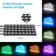 Car RGB LED Strip Light, Lamps Car Interior Light With Remote