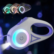 Retractable Pet Leash with Built-In LED Light! - "✨ Light Up Your Pet's Path"