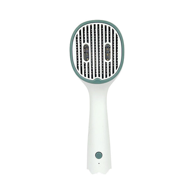 Hygienic Pet Pampering: UVC-Sterilised Hair Remover Brush with Self-Cleaning Feature.