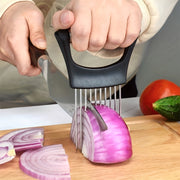 Stainless Steel Onion Holder Slicer, Lemon Holder Slicer, Slicer Holder For Steak Tendons.