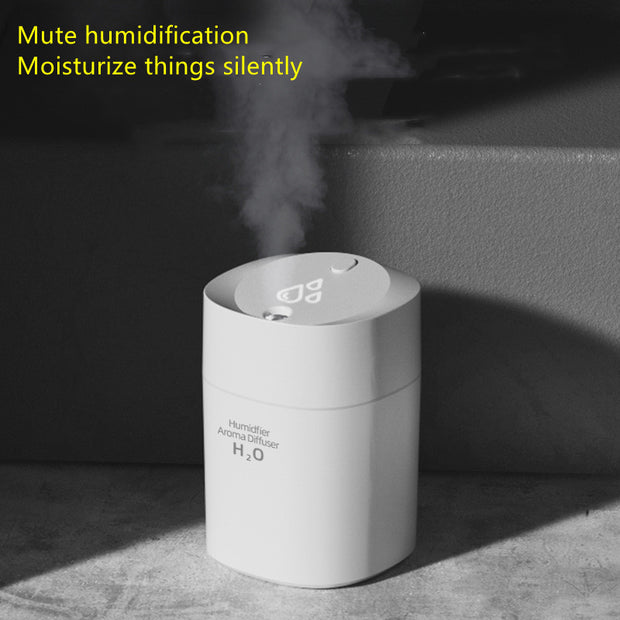 Spray Humidifier USB Silent Household Large Capacity Air Atomizer Seven-Color Night Light Mini Humidifier