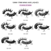 Magic of DD Russian Large Roll Grafting Lashes - 10 Pairs for Ultimate Eyelash Enchantment!" 👀🌈