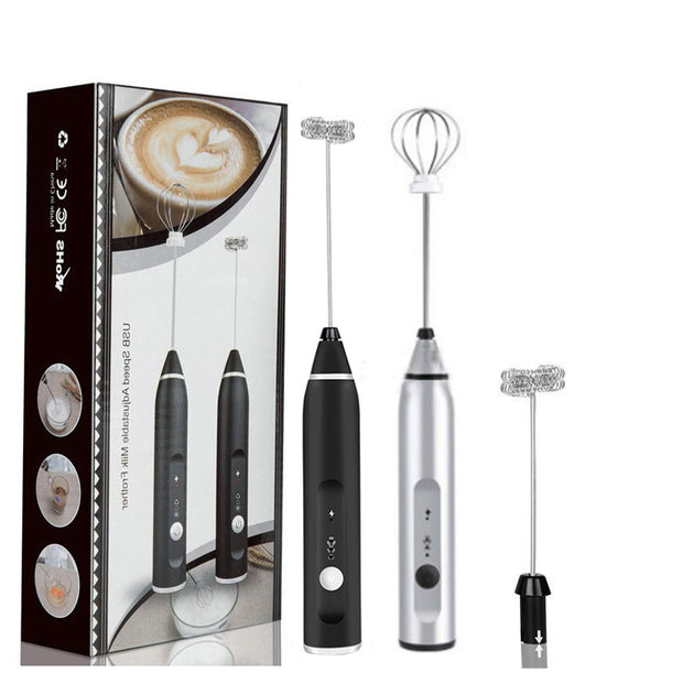 Electric Elegance with Our USB Charging Milk Frother and Coffee Mixer!" 🥚🔥