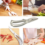 Chef Scissor, Kitchen Shears Stainless Steel Poultry Fish Chicken Bone Scissor.