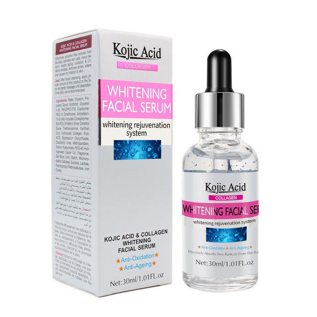 Kojic Acid Whitening Facial Serum for Radiant Glow! - ✨ Illuminate Your Skin.