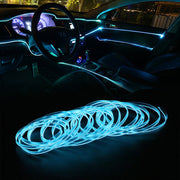 Auto LED Strip EL Wire Rope, the Ultimate Car Interior Atmosphere Creator!" 🌈🚗