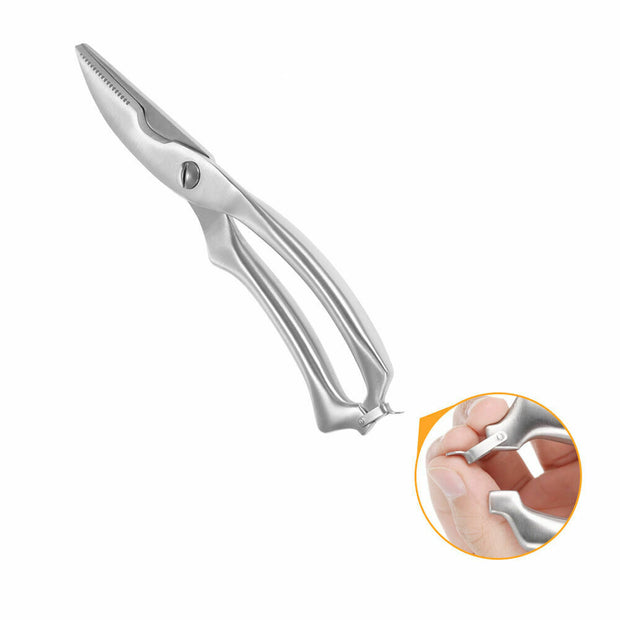 Chef Scissor, Kitchen Shears Stainless Steel Poultry Fish Chicken Bone Scissor.