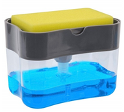 Multifunction Soap Dispenser and Sponge Caddy for Kitchen Efficiency!" 🧼🍽️