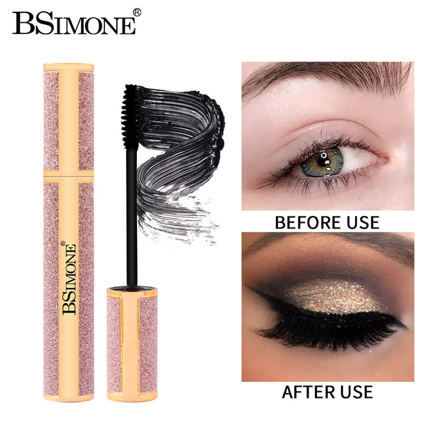 Black Eye Curls Up Mascara for Lasting Elegance - Waterproof, Smudge-Proof.