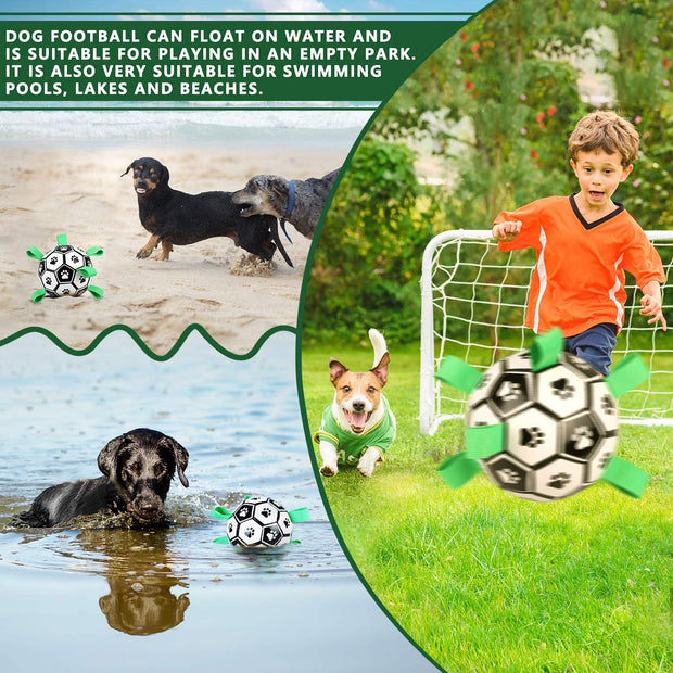 Dog Training Soccer Balls with Grab Tabs – Fetch and Play!