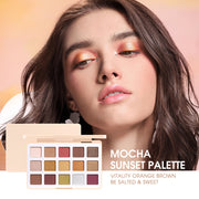 Mee Carney 15 Color Eyeshadow Palette Pearlescent Glitter Matte Eyeshadow Palette MC08