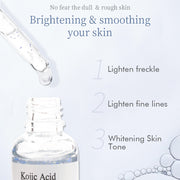 Kojic Acid Whitening Facial Serum for Radiant Glow! - ✨ Illuminate Your Skin.