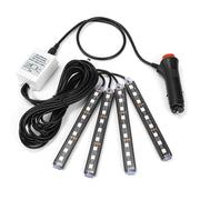 Car RGB LED Strip Light, Lamps Car Interior Light With Remote