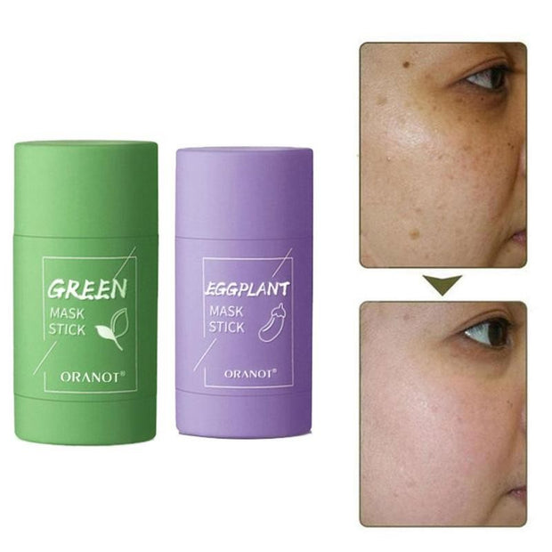 Solid Green Tea Stick Mask for Ultimate Purification and Skin Brilliance!