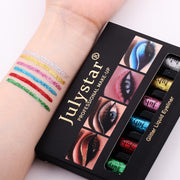 Colourful glitter liquid Extra Fine eyeliner  - 6 Piece Set.