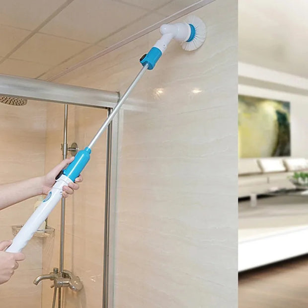 Electric Spin Scrubber, Turbo Scrub Cleaning Brush Cordless Chargeable.