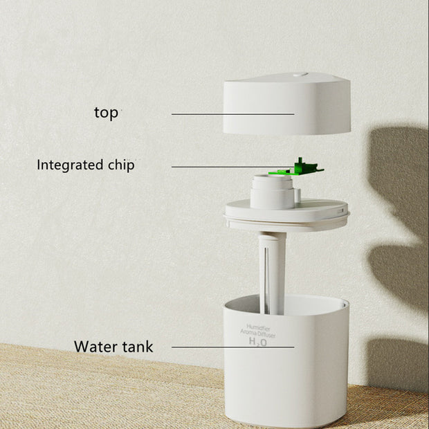 Spray Humidifier USB Silent Household Large Capacity Air Atomizer Seven-Color Night Light Mini Humidifier