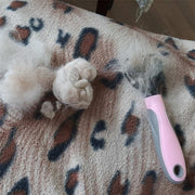 "Fur Perfection: Double-Sided Shedding and Dematting with Our Pet Grooming Brush."