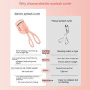 Rechargeable Electric Eyelash Curler for Long-Lasting Lashes!"