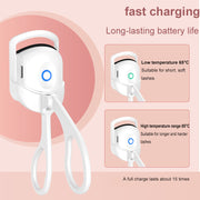 Rechargeable Electric Eyelash Curler for Long-Lasting Lashes!"